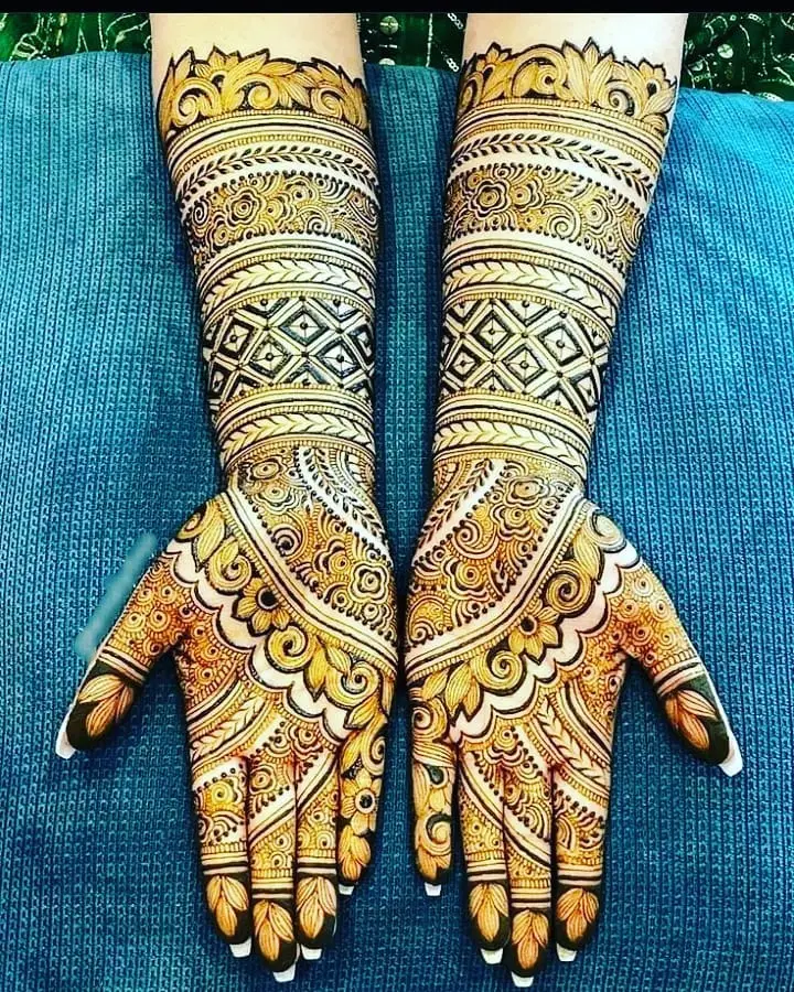 Mehndi Designs on Finger