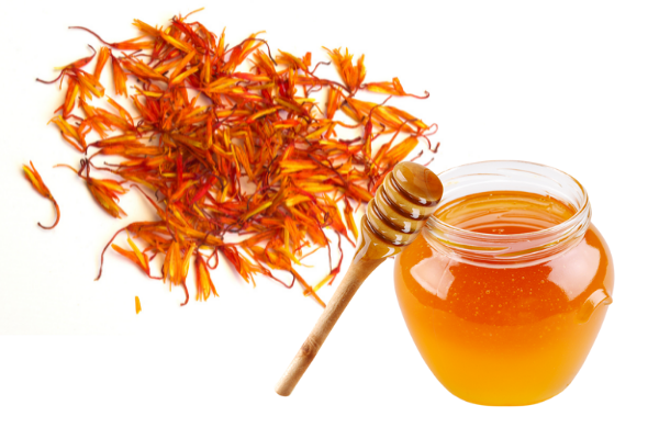 saffron and honey